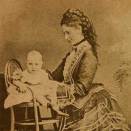 Queen Louise and Prince Carl, 1873 (The Royal Court Photo Archive - Photographer unknown).